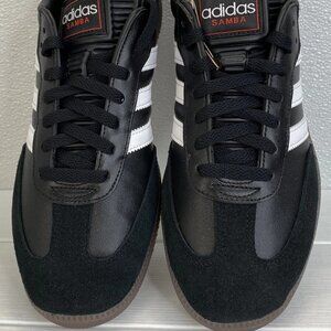 Adidas Samba Classic Men’s Sneakers – Size 11  Black/White Leather Indoor Soccer